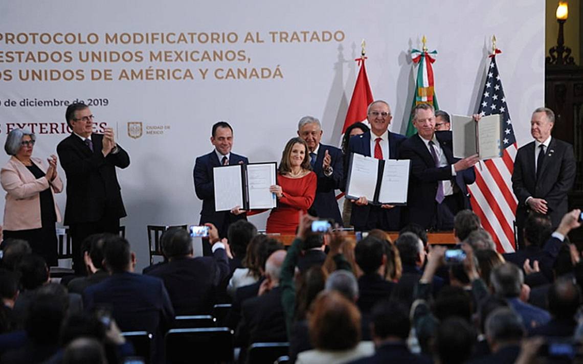 México, Canadá Y EU Firman Protocolo Modificatorio Del T-MEC - El Sol ...